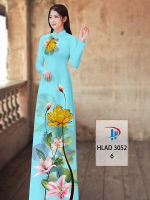Vải Áo Dài Hoa Ly AD HLAD3052 44